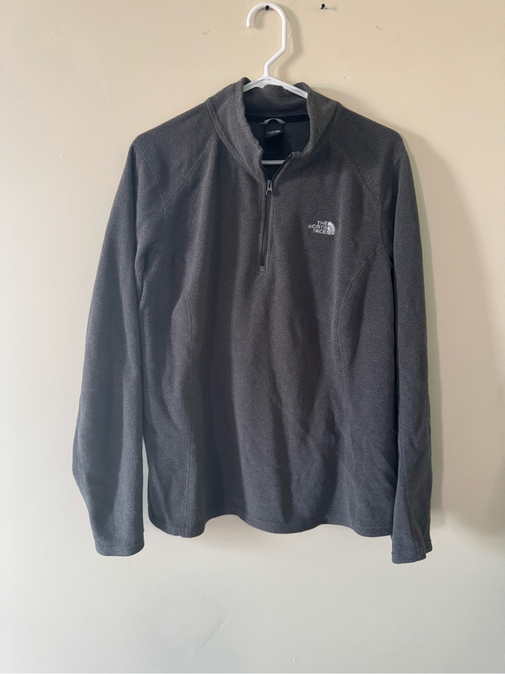 The North Face Gray 1/4 Zip Fleece Pullover Jacket Women’s XL